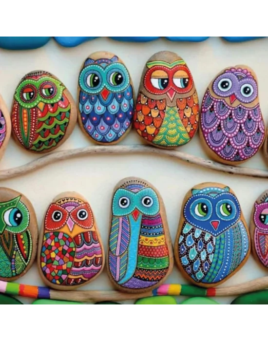 5307 Kumtoys Taş Boyama - Stone Painting / +6 Yaş