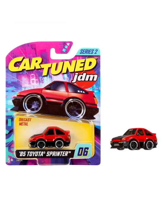 558958 Cartuned Jdm 1985-87 Sprinter Trueno Gt-apex Ae86 - Siyah Kırmızı Araba