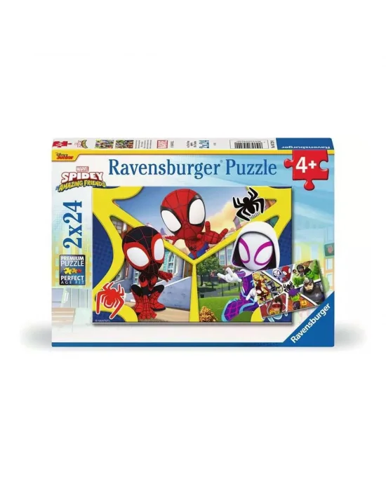 57290 Spidey And Amazing Friends 2x24 Parça Ravensburger Puzzle