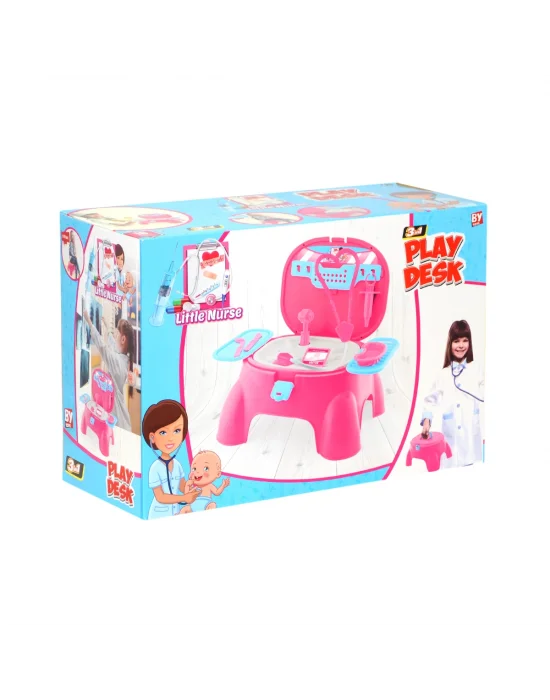 573-bp Lıttle Nurse Oyun Taburesi Doktor Set Kız(ürün Oyuncaktır)