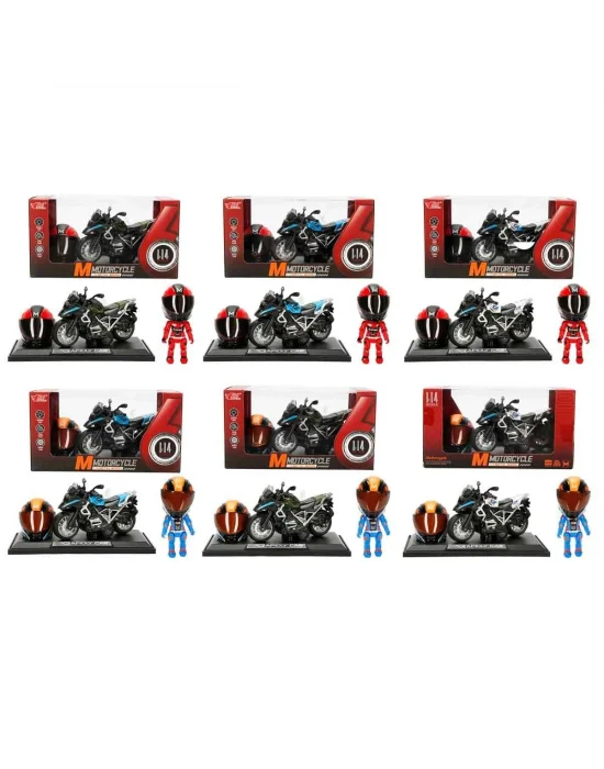 5834 Sun-myg-motosiklet 1 14 Bmw Off-road Kasklı Figür Pb 3r Ses Işık