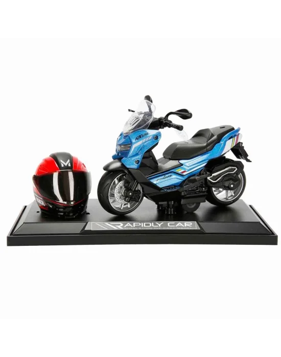 5839 Sun-myg-motosiklet 1 12 Bmw Kasklı Figür Pb.3r Ses Işık