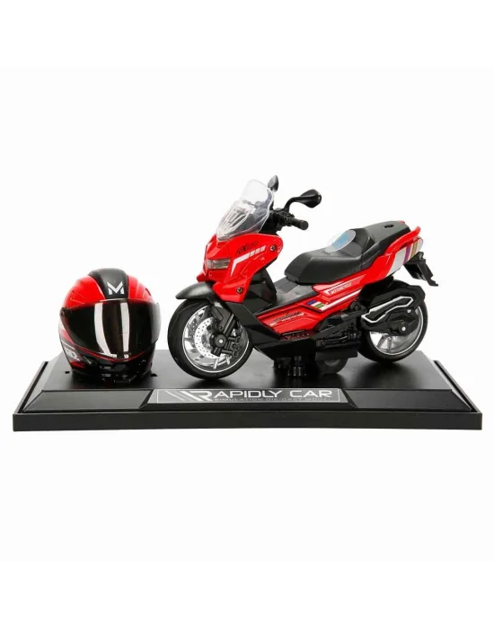 5839 Sun-myg-motosiklet 1 12 Bmw Kasklı Figür Pb.3r Ses Işık