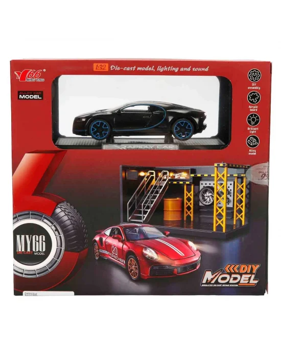 5846 Sun-myg-araba 1 32 Bugattı Chıron Pb Ses Işık 2r