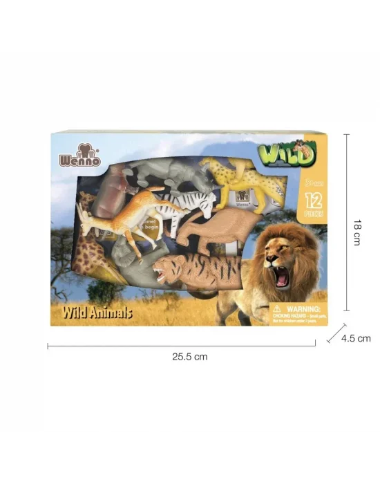 5901-5903-5904 Kutulu 12 Parça Hayvan Seti