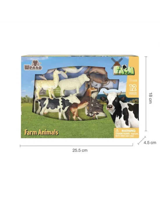 5901-5903-5904 Kutulu 12 Parça Hayvan Seti