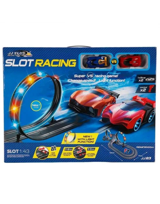 5971 Sun-yfn-yarış Set 1 43 Slot Racıng Işıklı +2arb