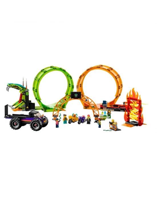 60339 Lego City - Çift Çemberli Gösteri Arenası 598 Parça +7 Yaş