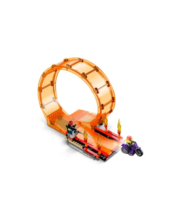 60339 Lego City - Çift Çemberli Gösteri Arenası 598 Parça +7 Yaş