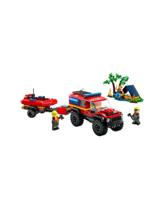 60412 Lego City 4x4 Kurtarma Botlu İtfaiye Kamyonu 301 Parça +5 Yaş