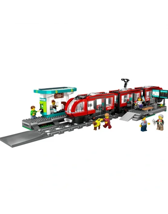 60423 Lego City Şehir Merkezi Tramvay İstasyonu 811 Parça +7 Yaş