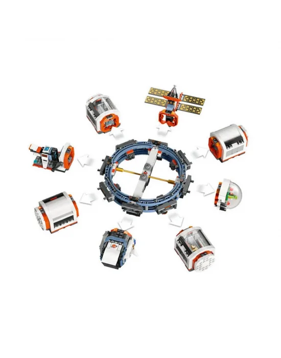 60433 Lego City Modüler Uzay İstasyonu 1097 Parça +7 Yaş