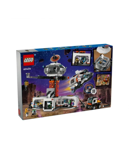 60434 Lego City Uzay Üssü Ve Roket Fırlatma Rampası 1422 Parça +8 Yaş