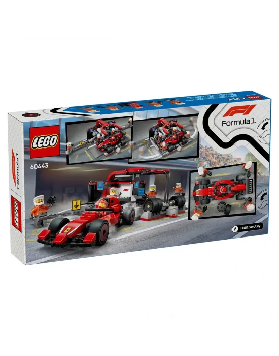 60443 Lego City Ferrari F1 Pit Stop Ve Pit Ekibi 322 Parça +6 Yaş