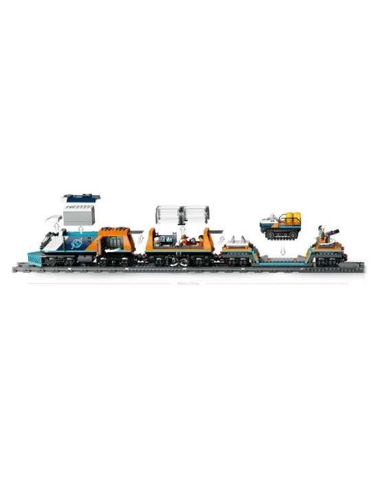 60470 Lego City Kaşif Treni 1517 Parça +7 Yaş