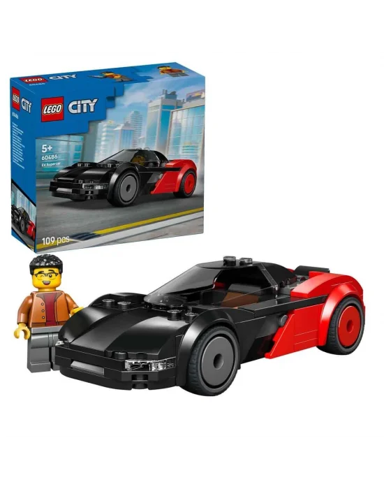 60486 Lego City Elektrikli Süper Araba 109 Parça +5 Yaş