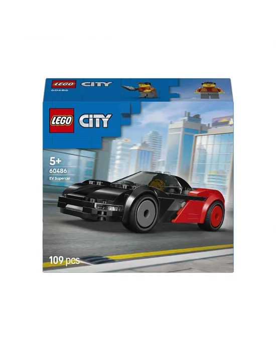 60486 Lego City Elektrikli Süper Araba 109 Parça +5 Yaş