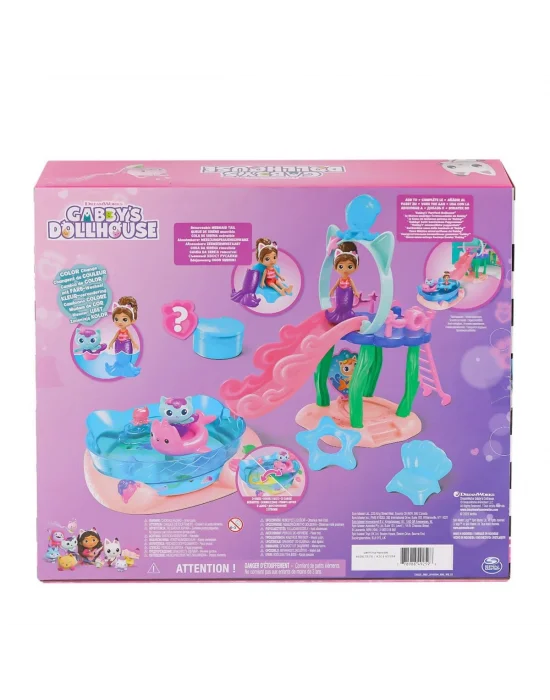 6067878 Gabbys Dollhouse Gabby Ve Mercat Purr-ific Havuz Oyun Seti