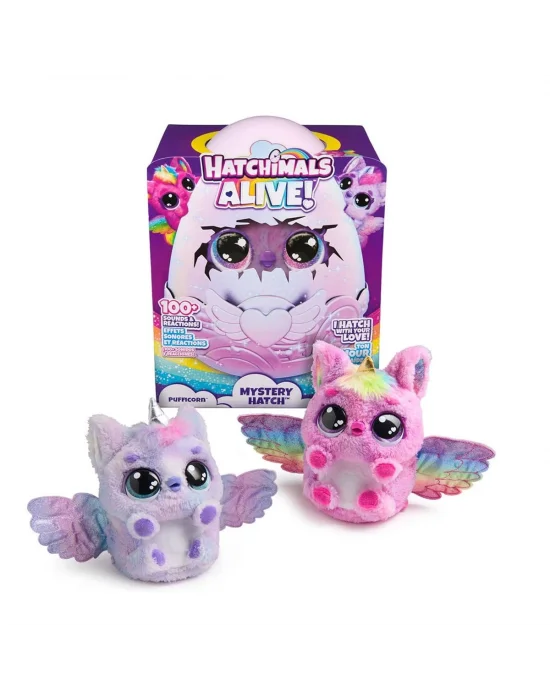 6069132 Hatchimals Alive Secret Hatch Pufficorn