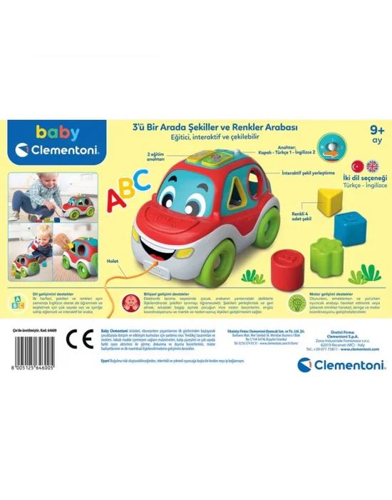 64600 Baby Clementoni - Bultak Araba +9 Ay