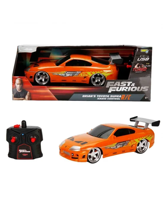 6494 Sun-sım-jda-rc Araba 116 Fast Furıous Brıans Toyota Supra Ff 3 7v Usb 2