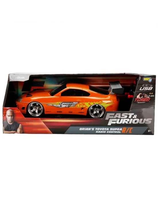 6494 Sun-sım-jda-rc Araba 116 Fast Furıous Brıans Toyota Supra Ff 3 7v Usb 2