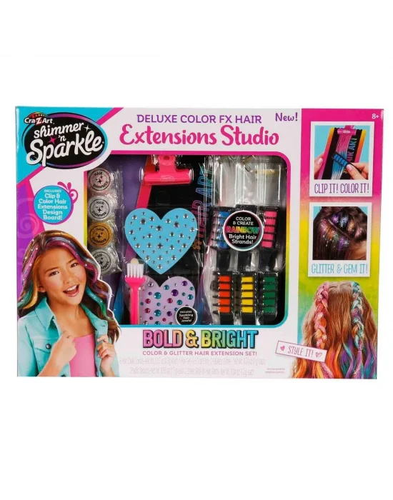 65632 Sun-cza-hobi Set Shımmer N Sparkle Deluxe Color Fx Extensıons Studıo