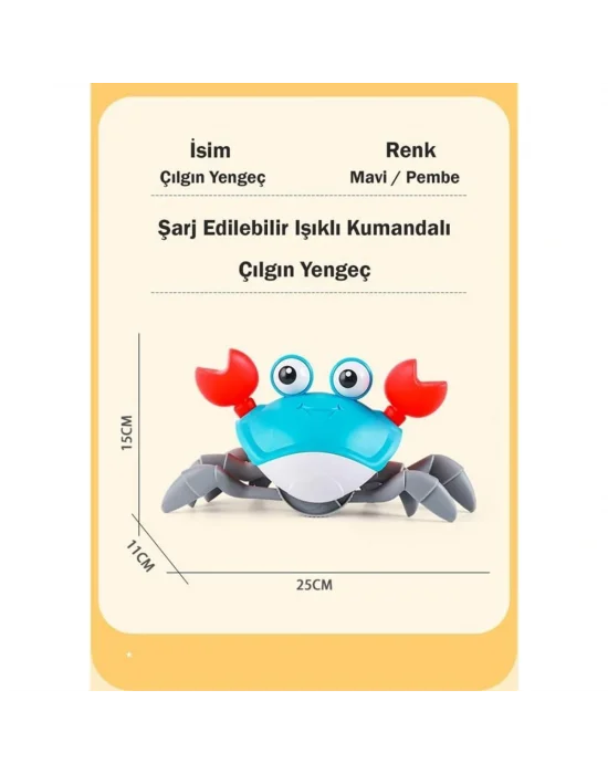 6721e Şarjlı Kumandalı Yengeç