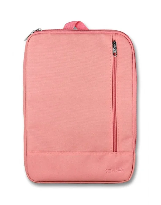 ÜMİT - 4270 - CENNEC DİKEY PEMBE LAPTOP ÇANTASI