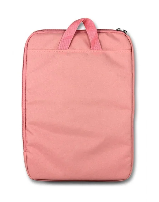 ÜMİT - 4270 - CENNEC DİKEY PEMBE LAPTOP ÇANTASI