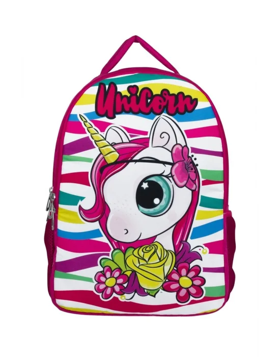 ÜMİT - 109 - Cennec Sevimli Unicorn Kız Çocuk İlkokul Sırt Çantası