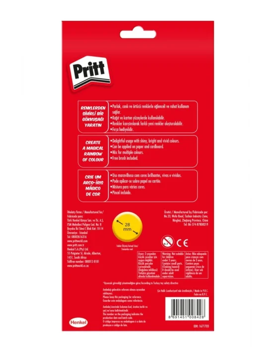 Pritt Sulu Boya 1671703 21 Li Büyük Tablet *72