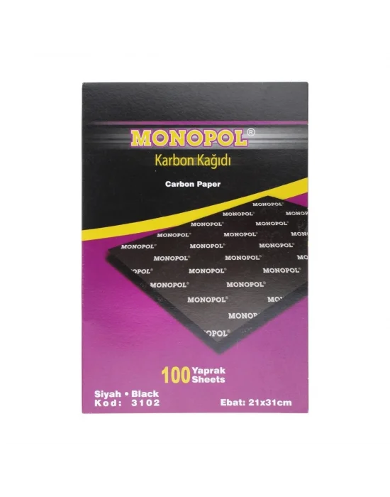 MONOPOL KARBON KAĞIDI A4 SİYAH