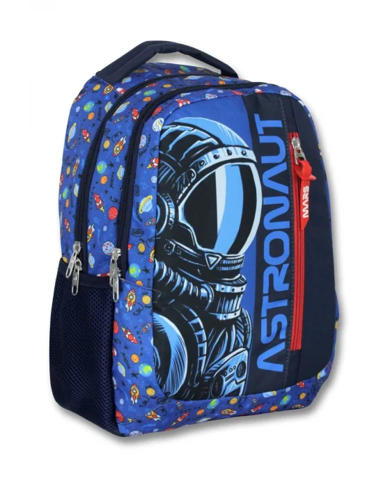Cennec 5006 (Astronot - Lacivert Mavi - Erkek Çocuk) Okul Çantası