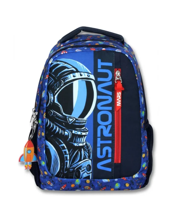 Cennec 5006 (Astronot - Lacivert Mavi - Erkek Çocuk) Okul Çantası
