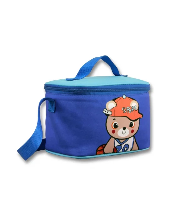 Ümit Çanta Erkek Çocuk Beslenme Çantası (Thermo Isı Yalıtımlı) - Şapkalı Ayıcık - Mavi - 5022