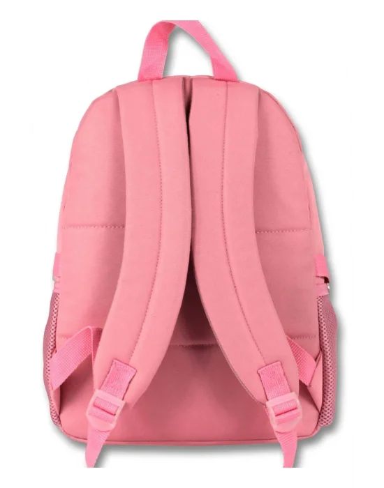 Cennec Çok Bölmeli Kız Çocuk Pembe Gri İlkokul ve Günlük Sırt Çantası - 5072