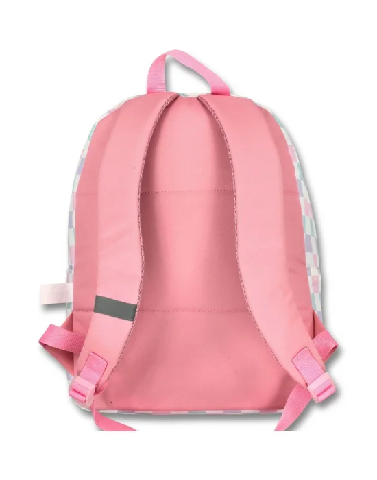 Ümit Çanta Kız Çocuklar İçin Mor Yeşil Renkli Love Baskılı Okul Çantası - 5084 - Deri Love Yazılı