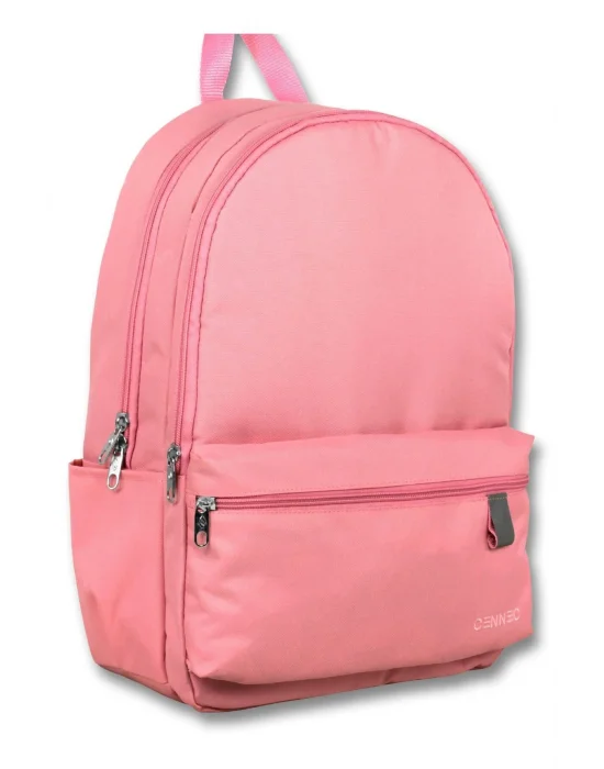 Cennec Üç Bölmeli Kız Çocuk Pembe İlkokul Sırt Çantası - 5121 - İlkokul 1-2-3-4. Sınıflar İçin Uygun