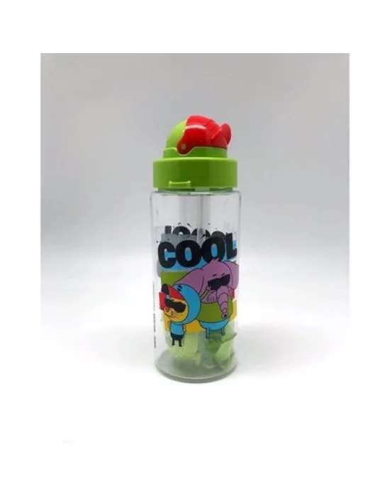 GIPTA K222027 KRAL ŞAKİR DESENLİ PİPETLİ TRİTAN MATARA 500CC