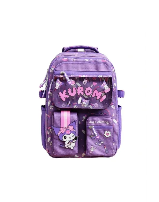 TMN 3223 5 BÖLMELİ OKUL ÇANTASI MOR