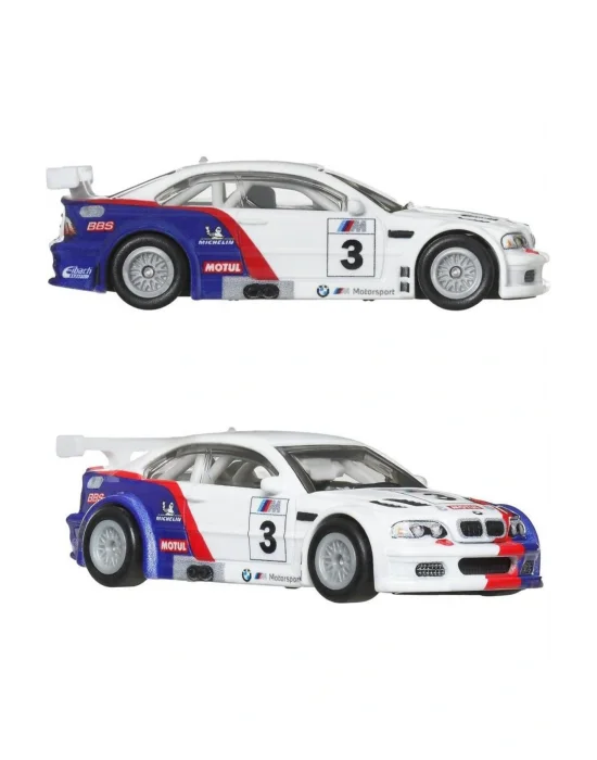 1:64 Hot Wheels Premium Car Culture 2li Paket BMW 320 GROUP 5 & 2001 BMW M3 GTR HBL96 - JBK99