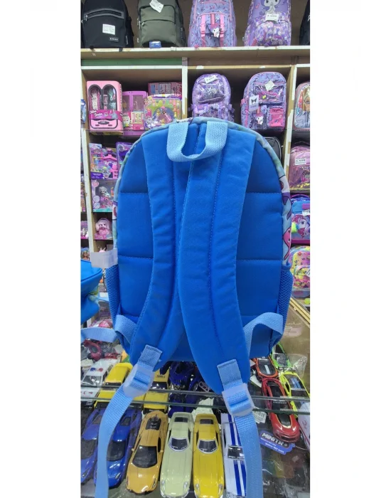 - 2578 - MAVİ BALIKLAR OKUL ÇANTASI BESLENME ÇANTASI VE KALEM ÇANTA SETİ