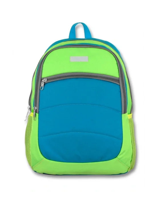 Ümit Çanta Cennec Ortaokul Kolej Lise ve Günlük Sırt Çantası - Mavi-Yeşil - Kız ve Erkek