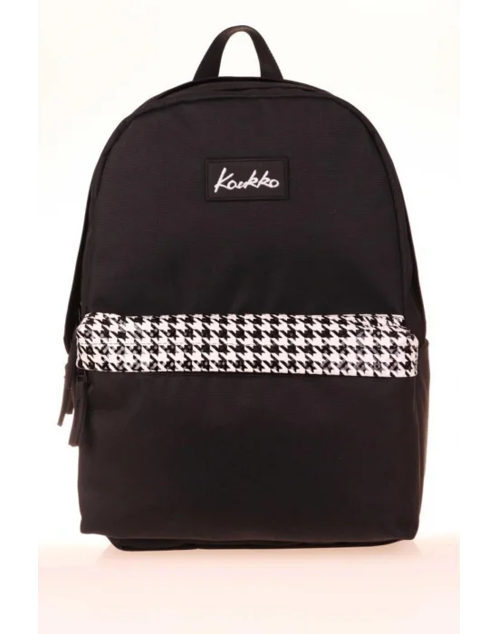 Basic Colors Okul Sırt Çantası Siyah Patern K1628