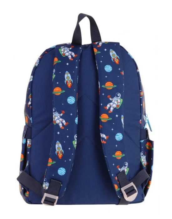 Kids Üç Gözlü (Erkek Çocuk) Okul Sırt Çantası (Roket Detaylı) - L5260