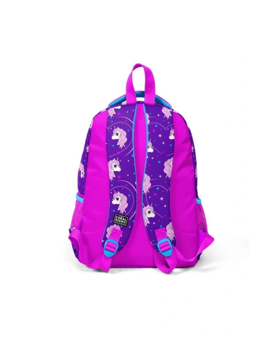 Kids Mor Pembe Unicorn Desenli 3’lü Okul Çanta Seti SET0123492