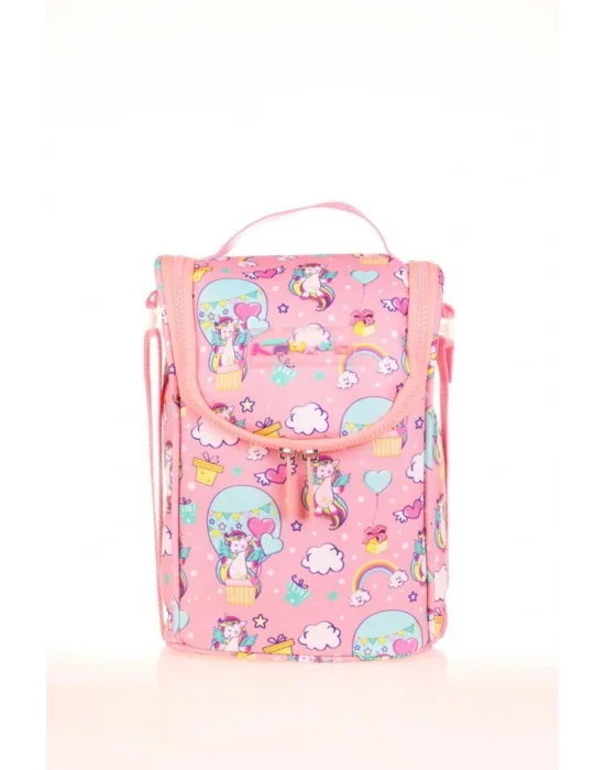 Kids Beslenme Çantası Aynalı Taşlı Unicorn L7136