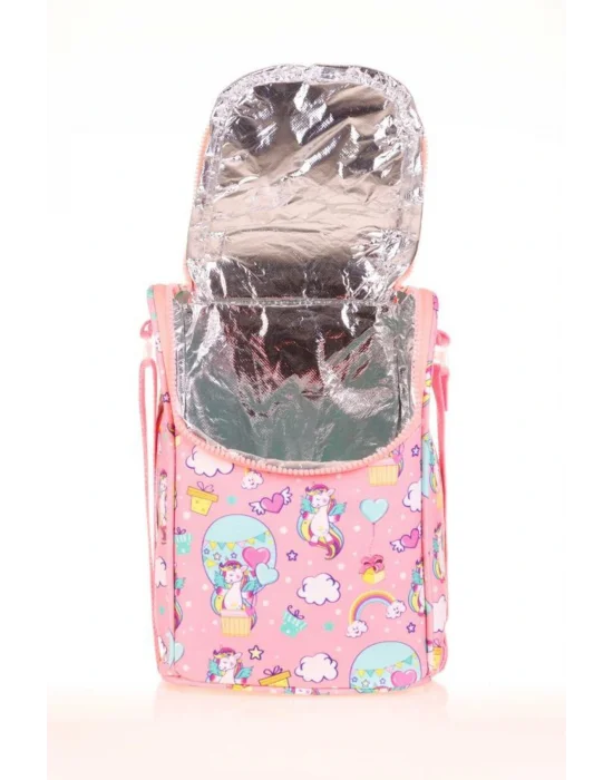Kids Beslenme Çantası Aynalı Taşlı Unicorn L7136
