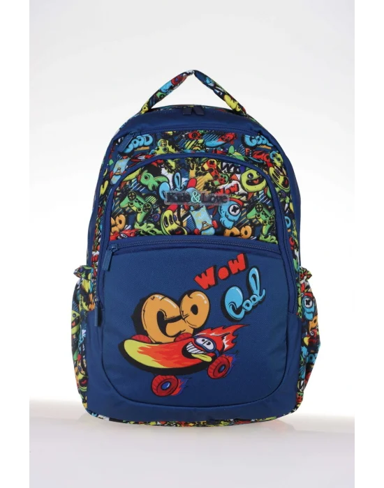 Kids & Love Design Skateboard Okul Çantası 39x29x16